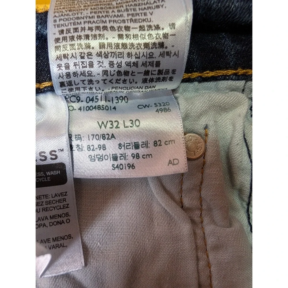 Levi Strauss & Co 511 Men's  Jeans Slim Fit 32 X‎ 30 Dark Wash